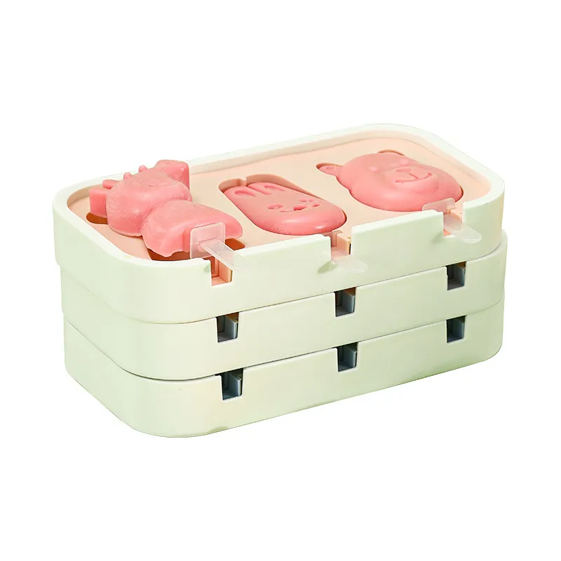 YH-698 Three Caves Cartoon Ice Cream Mold