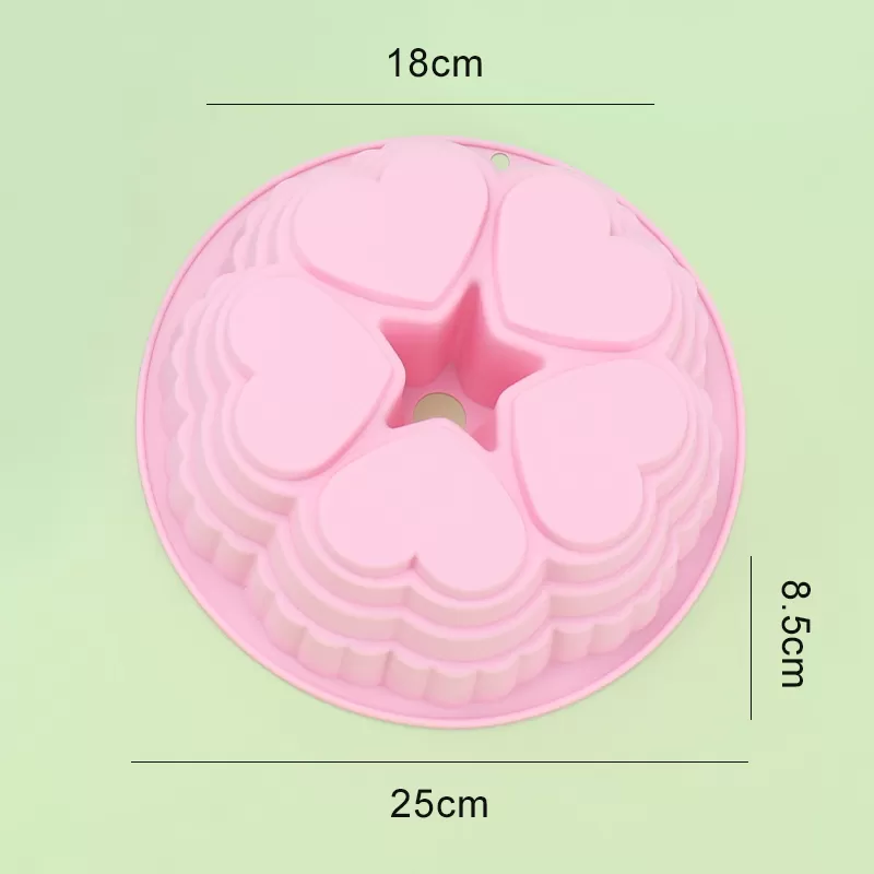 YH-205 Silicone Valentine's Day  Cake Mold