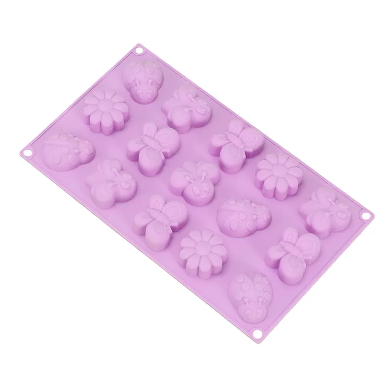 YH-076 Silicone Spring Day Cake Mold