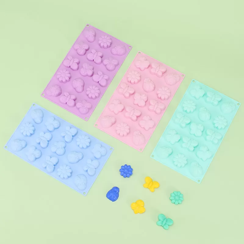 YH-076 Silicone Spring Day Cake Mold