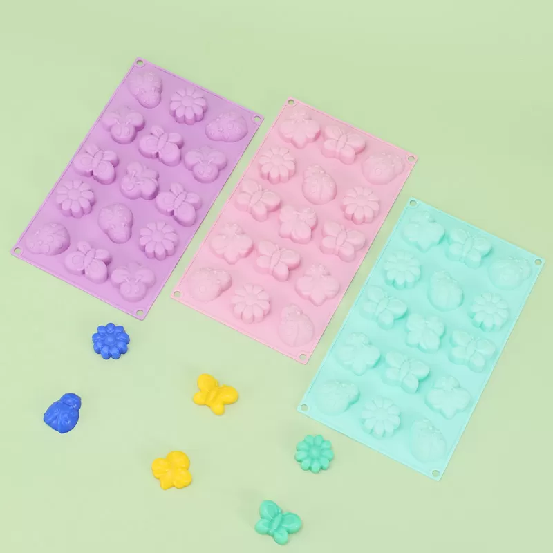 YH-076 Silicone Spring Day Cake Mold