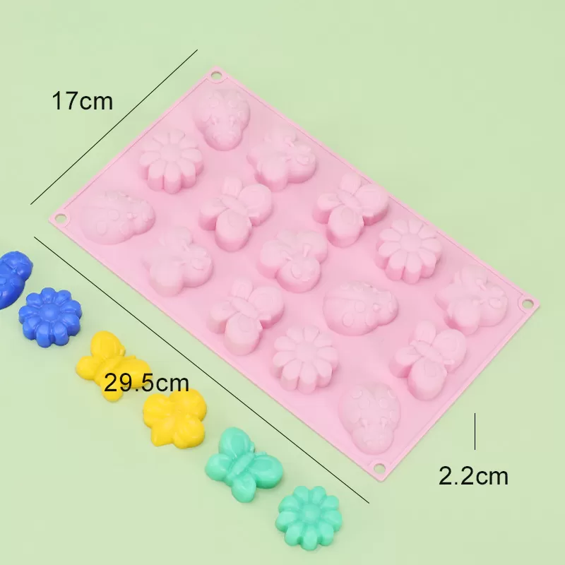YH-076 Silicone Spring Day Cake Mold