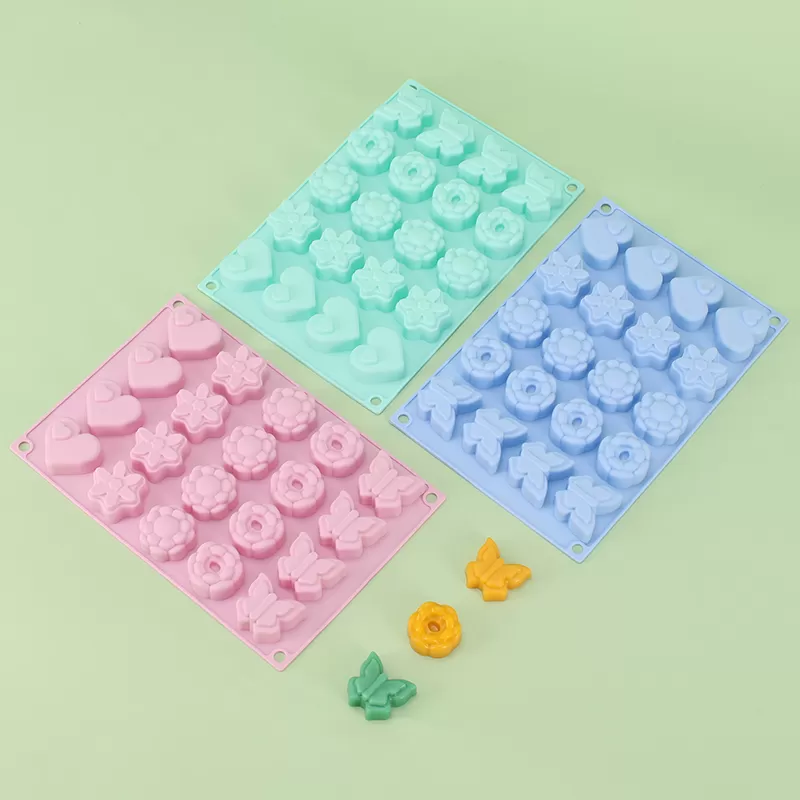 YH-517 Silicone Spring Day Cake Mold