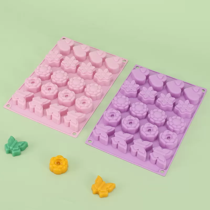 YH-517 Silicone Spring Day Cake Mold