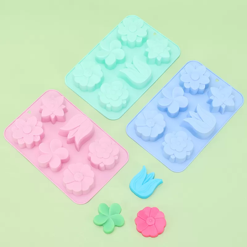YH-116 Silicone Spring Day Cake Mold