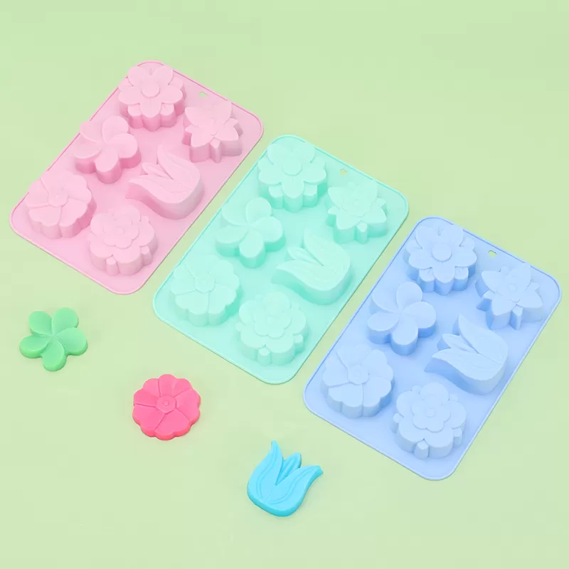 YH-116 Silicone Spring Day Cake Mold