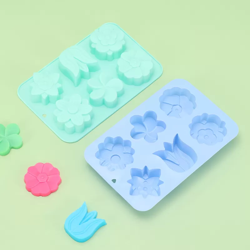YH-116 Silicone Spring Day Cake Mold