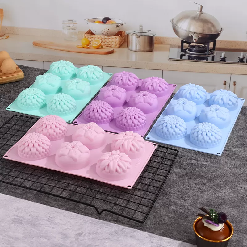 YH-008 Silicone Spring Day Cake Mold