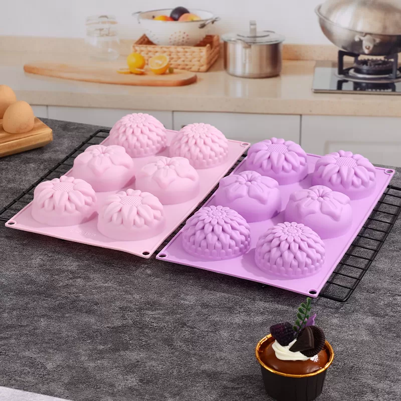 YH-008 Silicone Spring Day Cake Mold