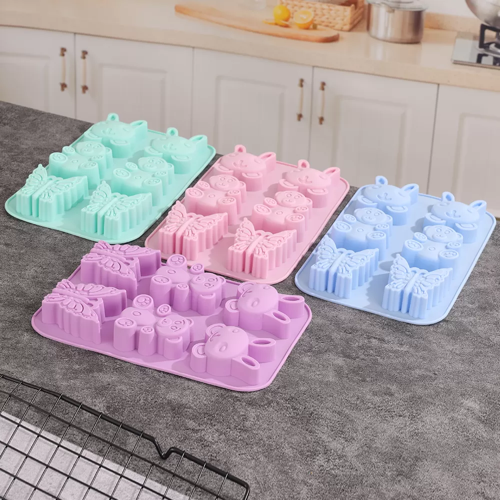 YH-161 Silicone Spring Day Cake Mold