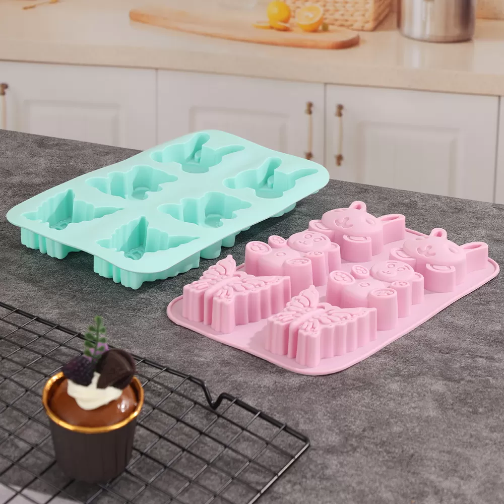 YH-161 Silicone Spring Day Cake Mold