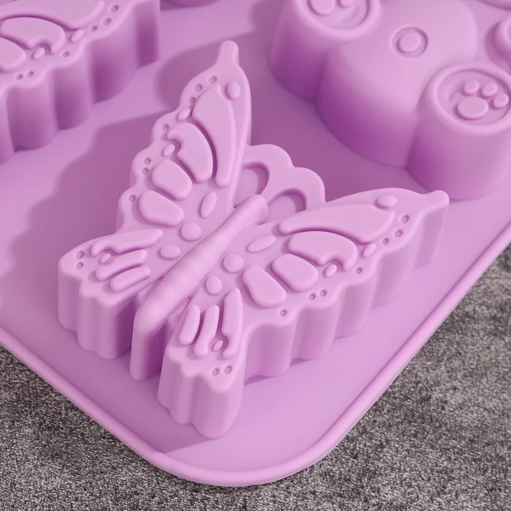 YH-161 Silicone Spring Day Cake Mold