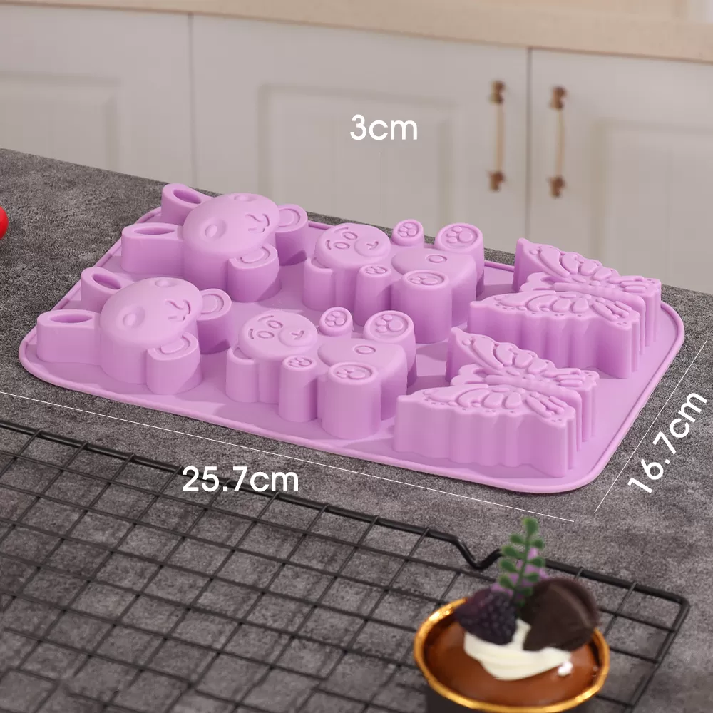 YH-161 Silicone Spring Day Cake Mold
