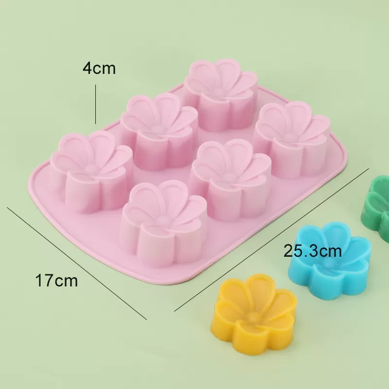 YH-508 Silicone Spring Day Cake Mold