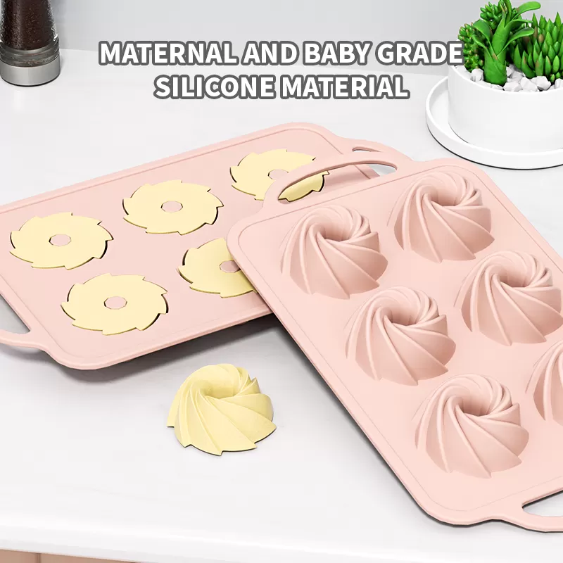 YH-1105 Silicone Cake Mold With Iron Ring