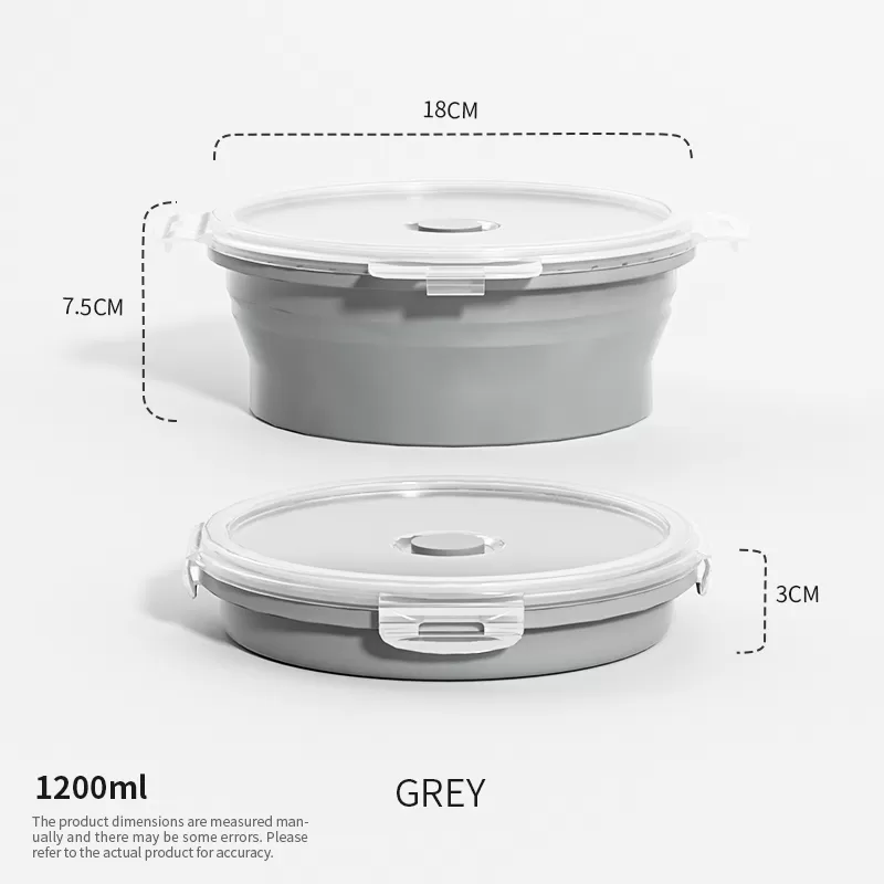 YH-1116 Silicone Folding  Lunch Box