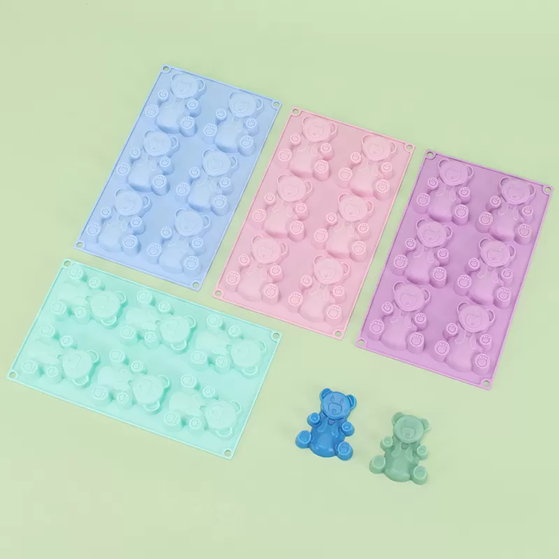 YH-256 Silicone 6-Hole Cake Mold