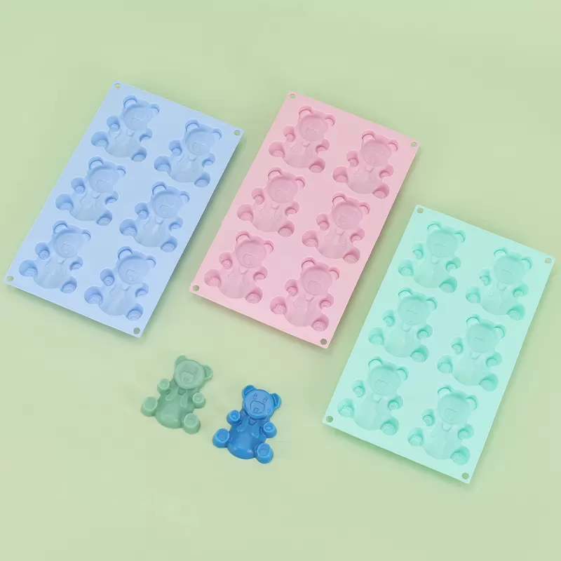 YH-256 Silicone 6-Hole Cake Mold