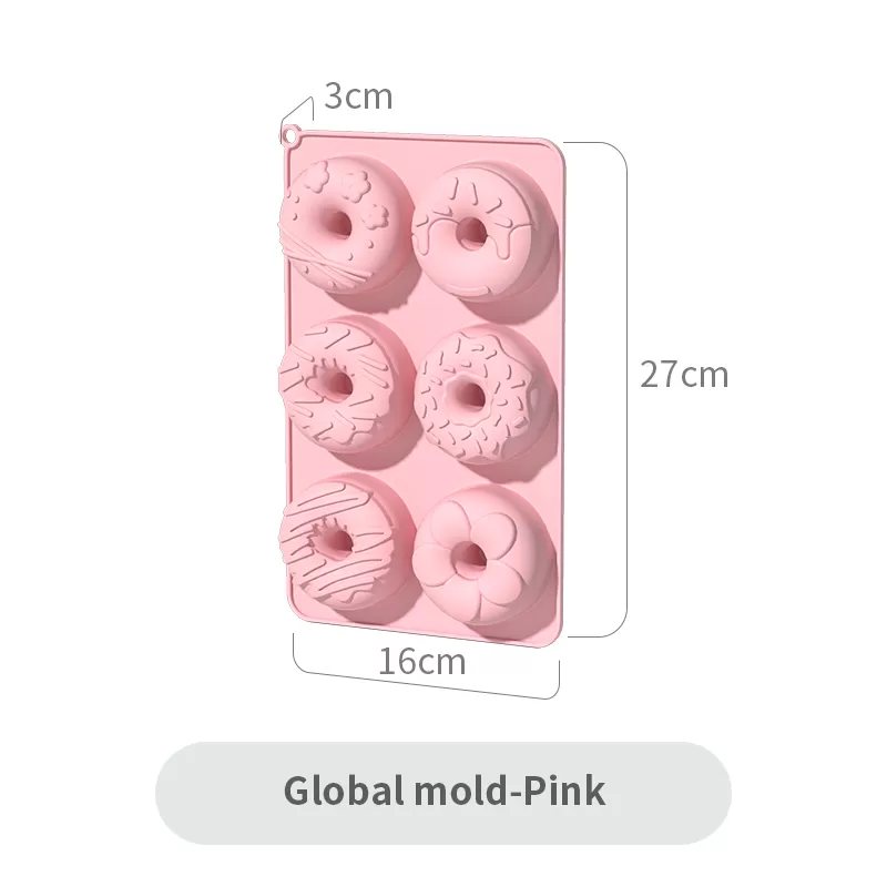 YH-1030 Silicone 6-Hole Cake Mold