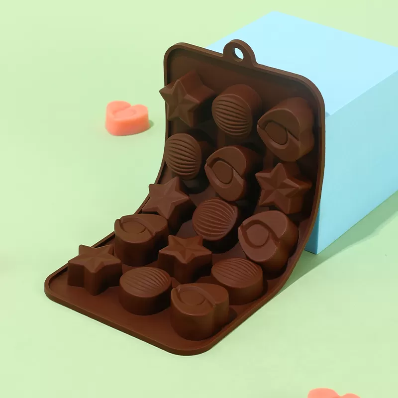 YH-523 Silicone 15-Hole Chocolate Mold